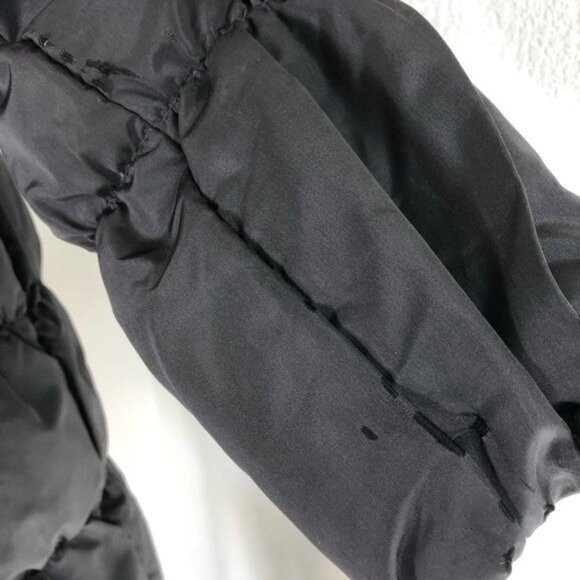 PRADA Down Puffer Belted Coat Raccoon Fur Hood Jacket - Picture 13 of 16